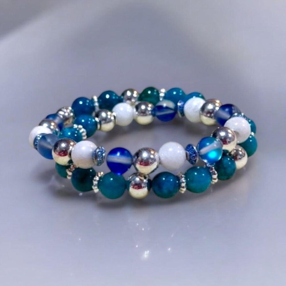 Moonstone Wrap Bracelet