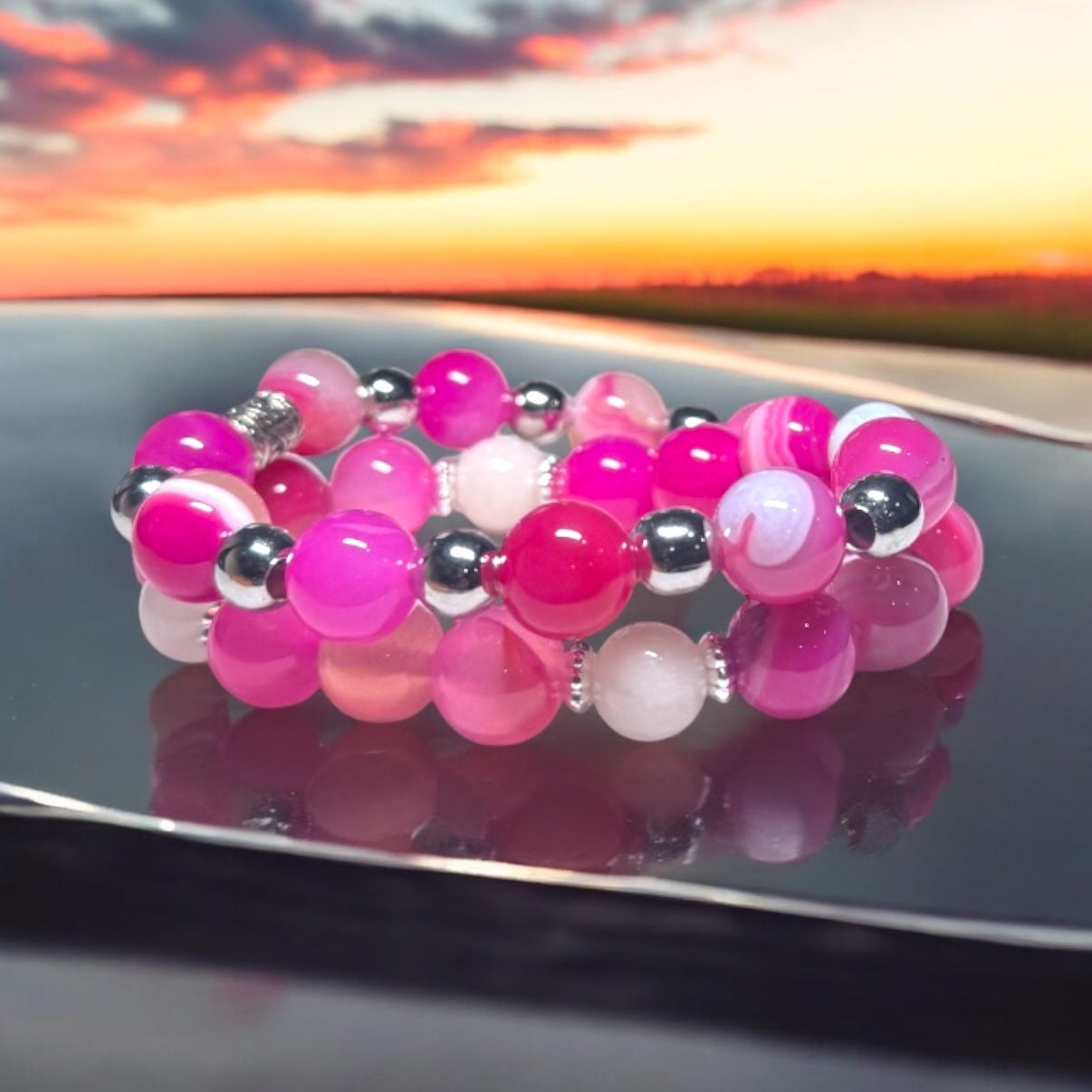 Pink Banded Agate