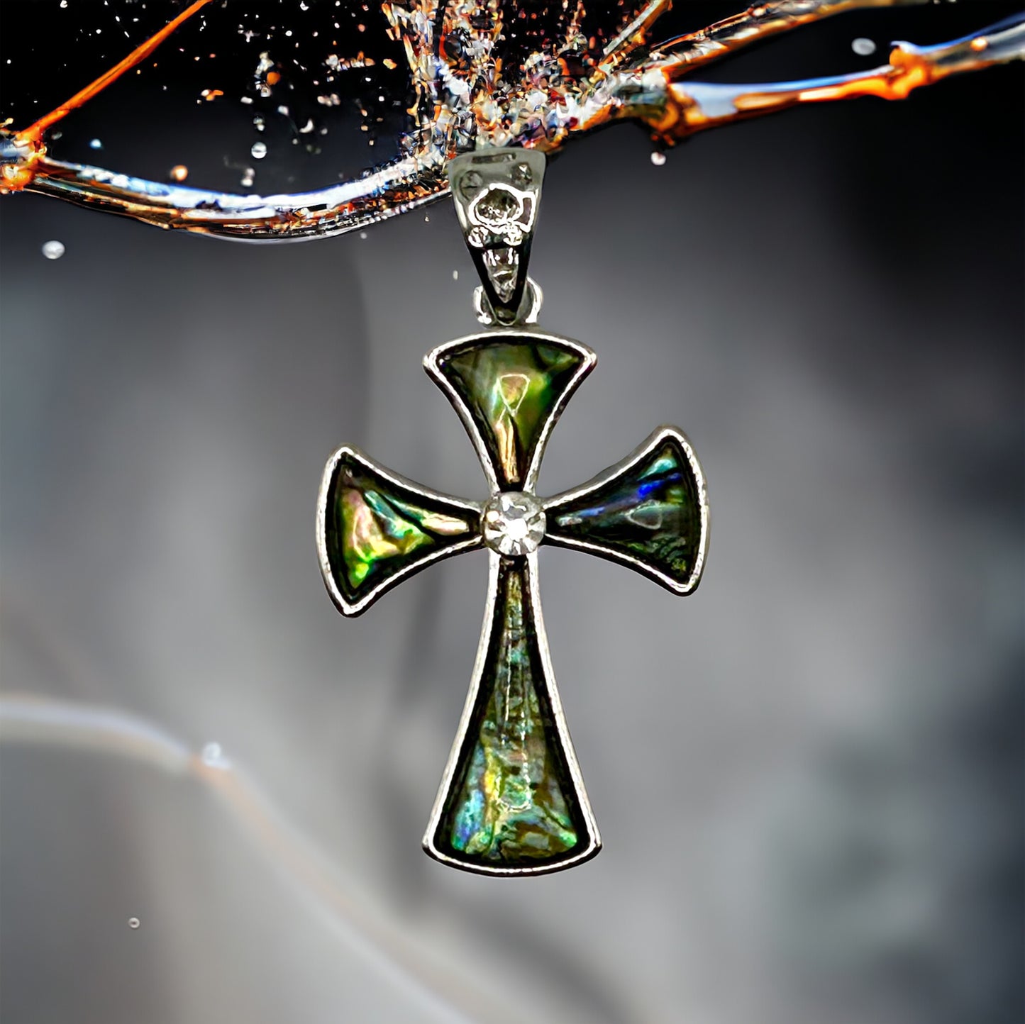Mother of Pearl Shell Cross