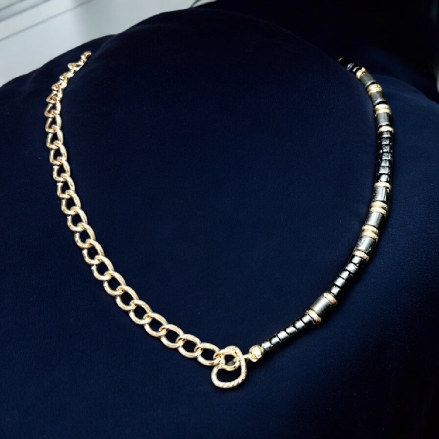 Chic Modern Chain & Heishi