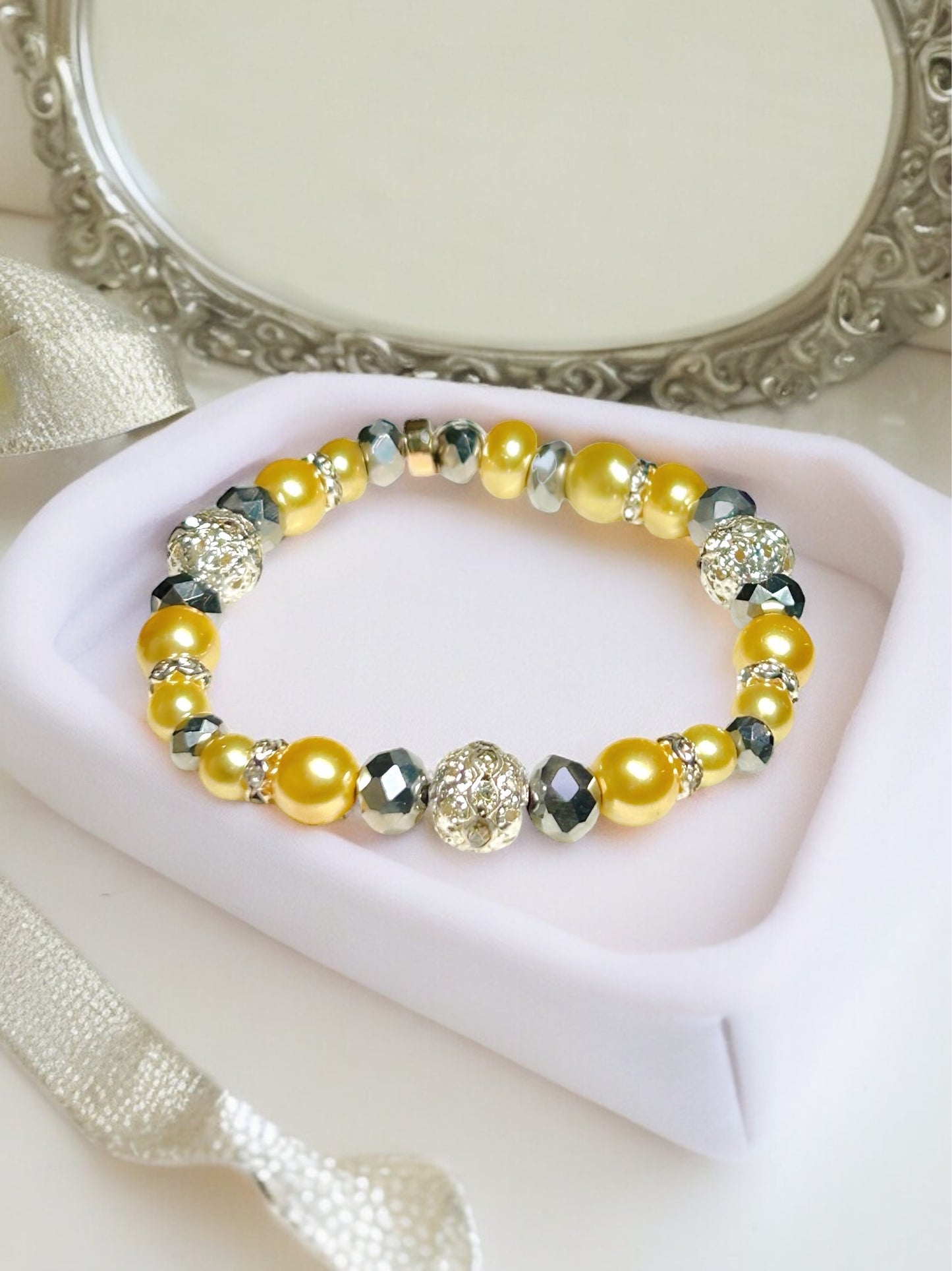 Yellow and Silver Shine
