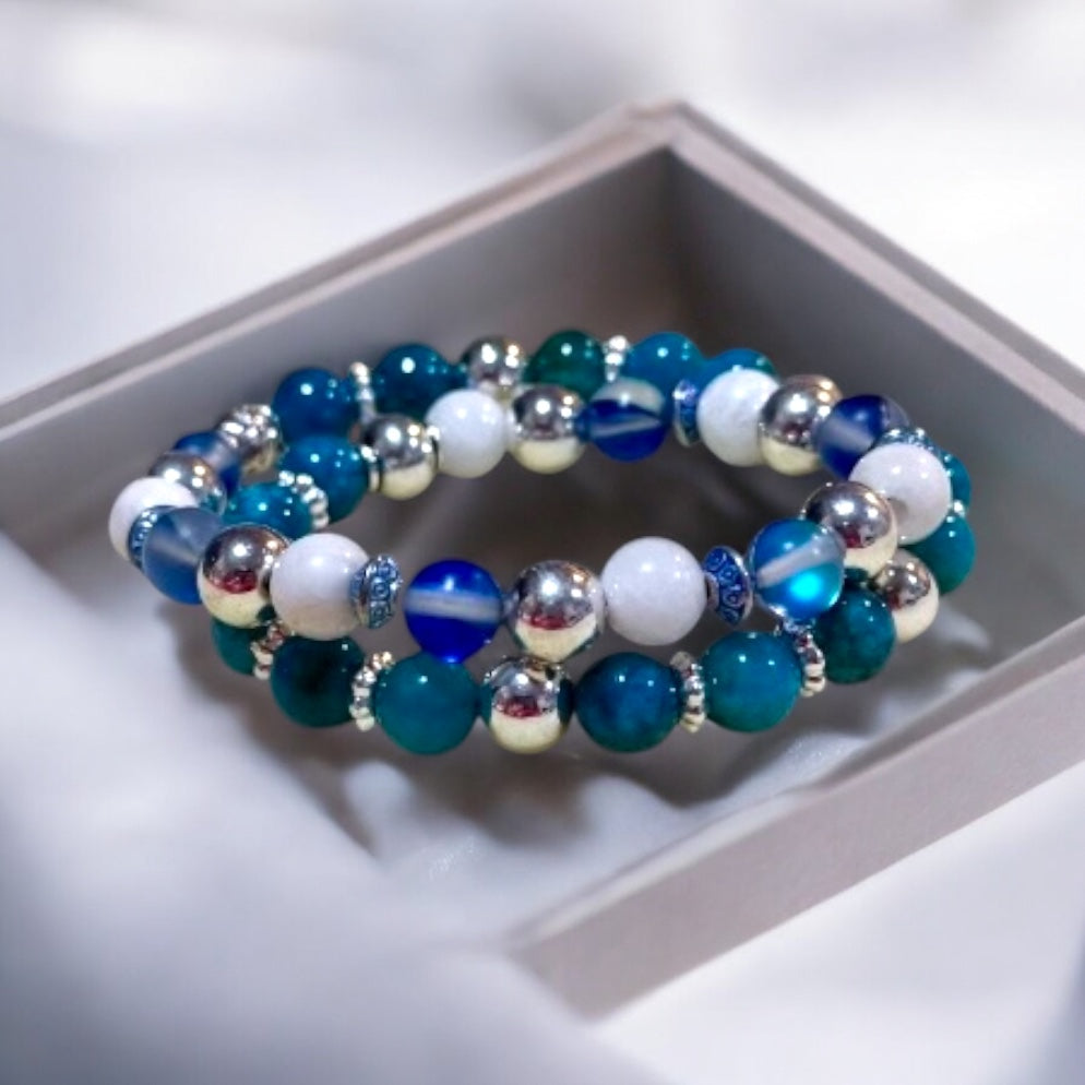 Moonstone Wrap Bracelet