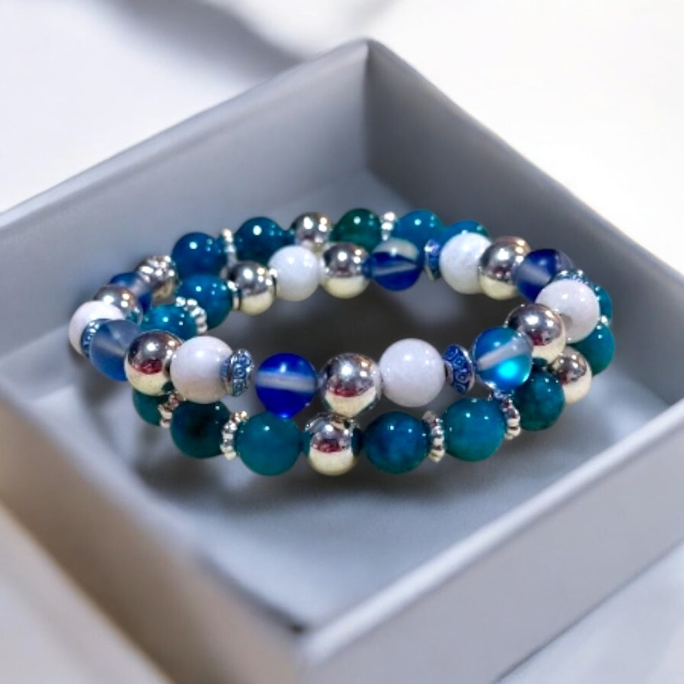 Moonstone Wrap Bracelet