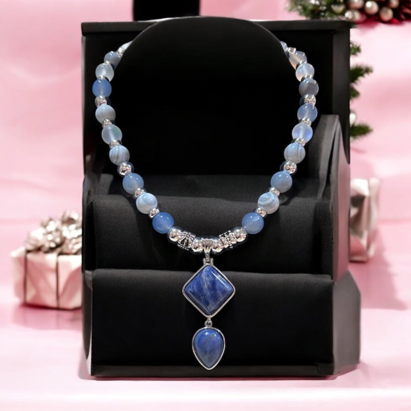 Sodalite Statement Necklace
