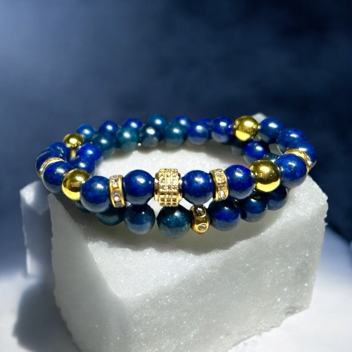 Contemporary Lapis Lazuli Wrap