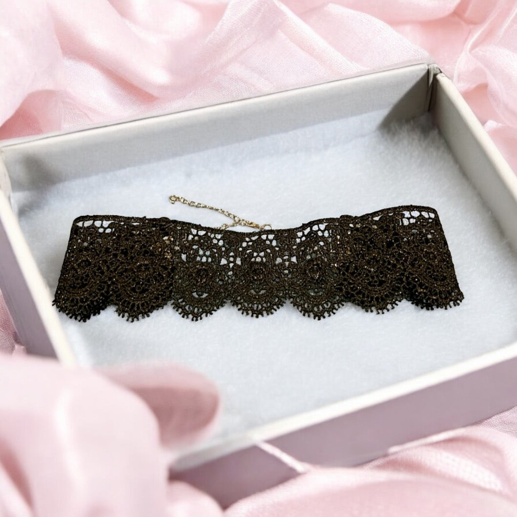 Black Lace Vintage Choker