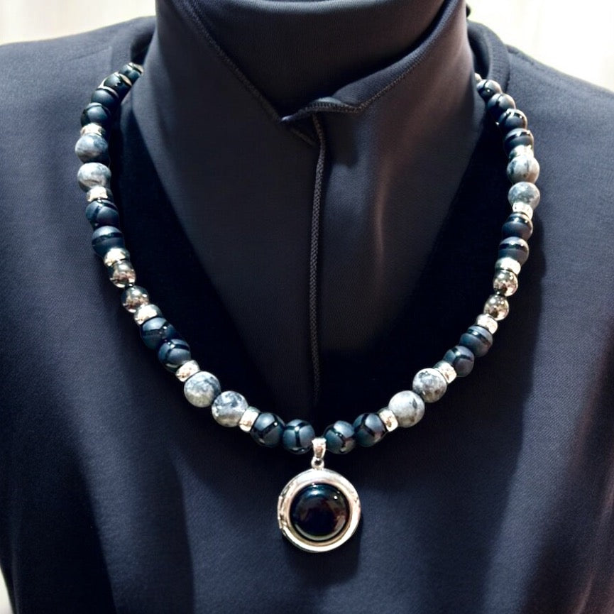 Black Jasper Locket