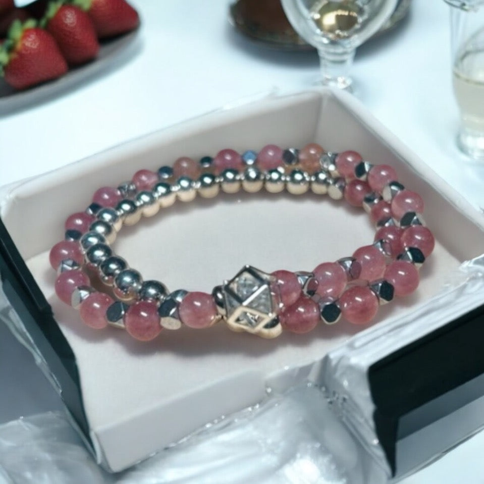 Strawberry Quartz Wrap
