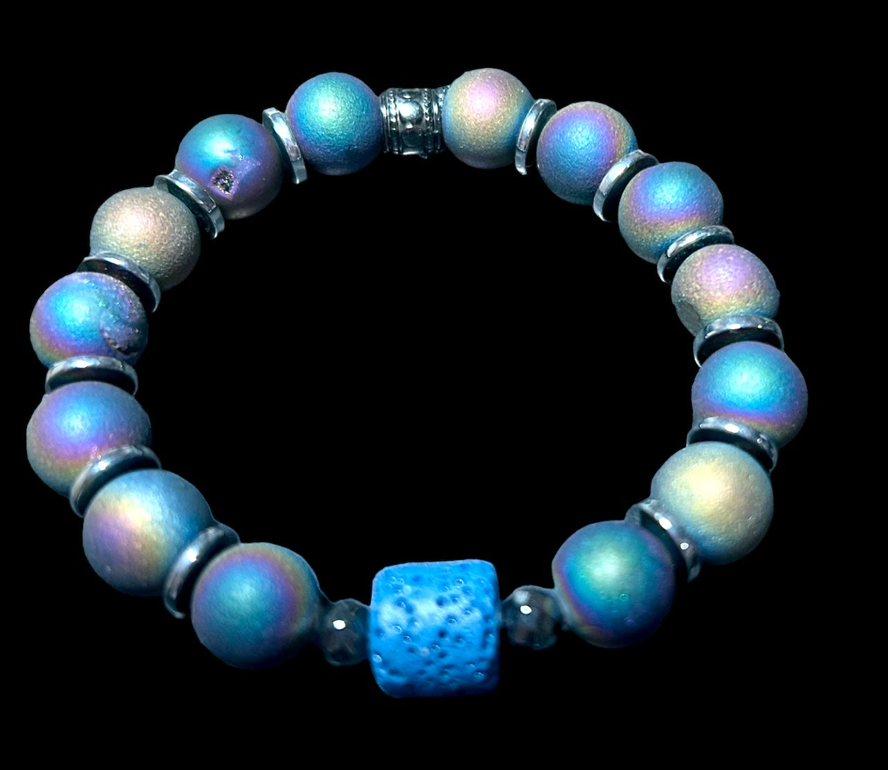 Peacock Druzy