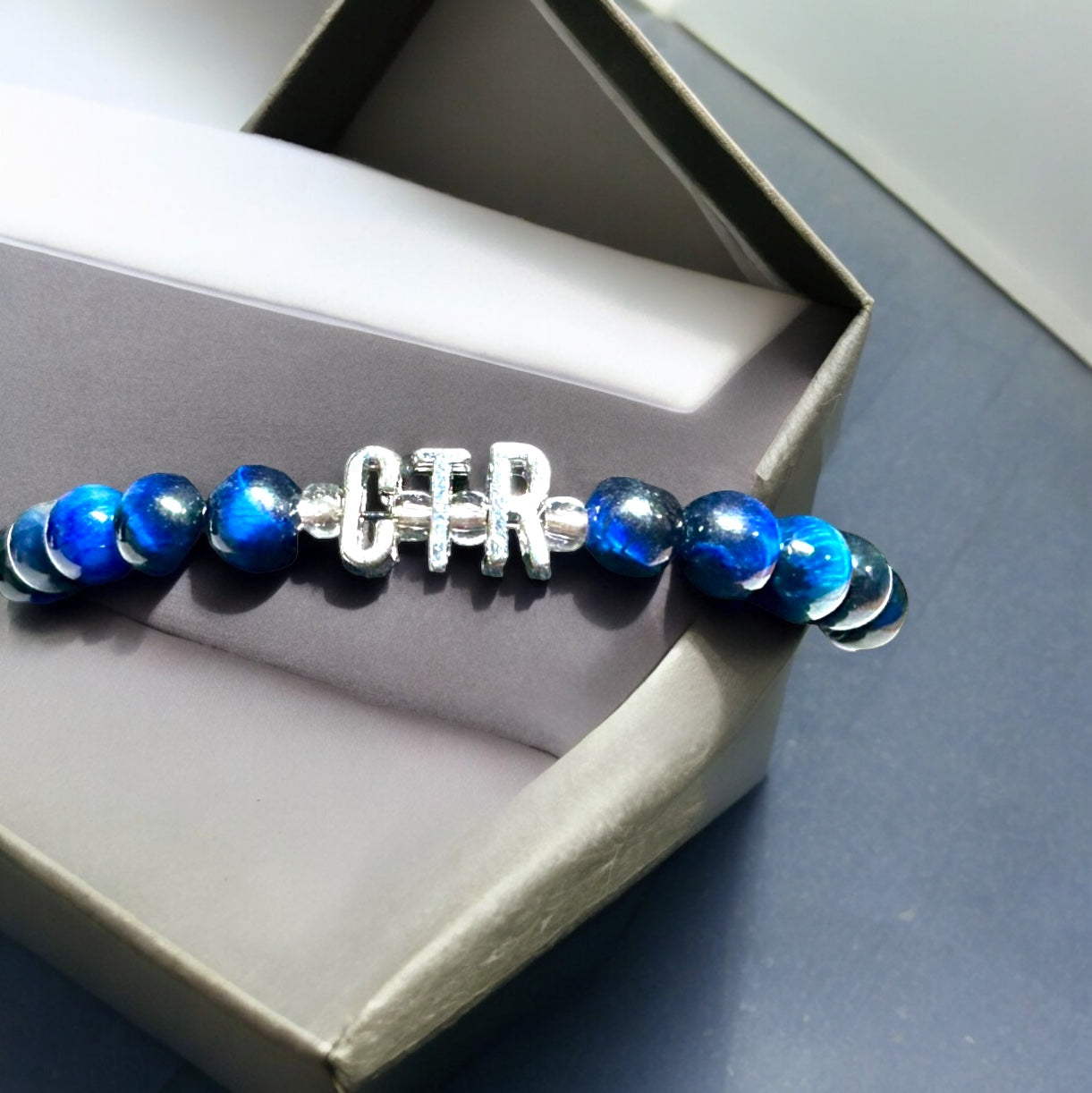 Blue Tigers Eye CTR