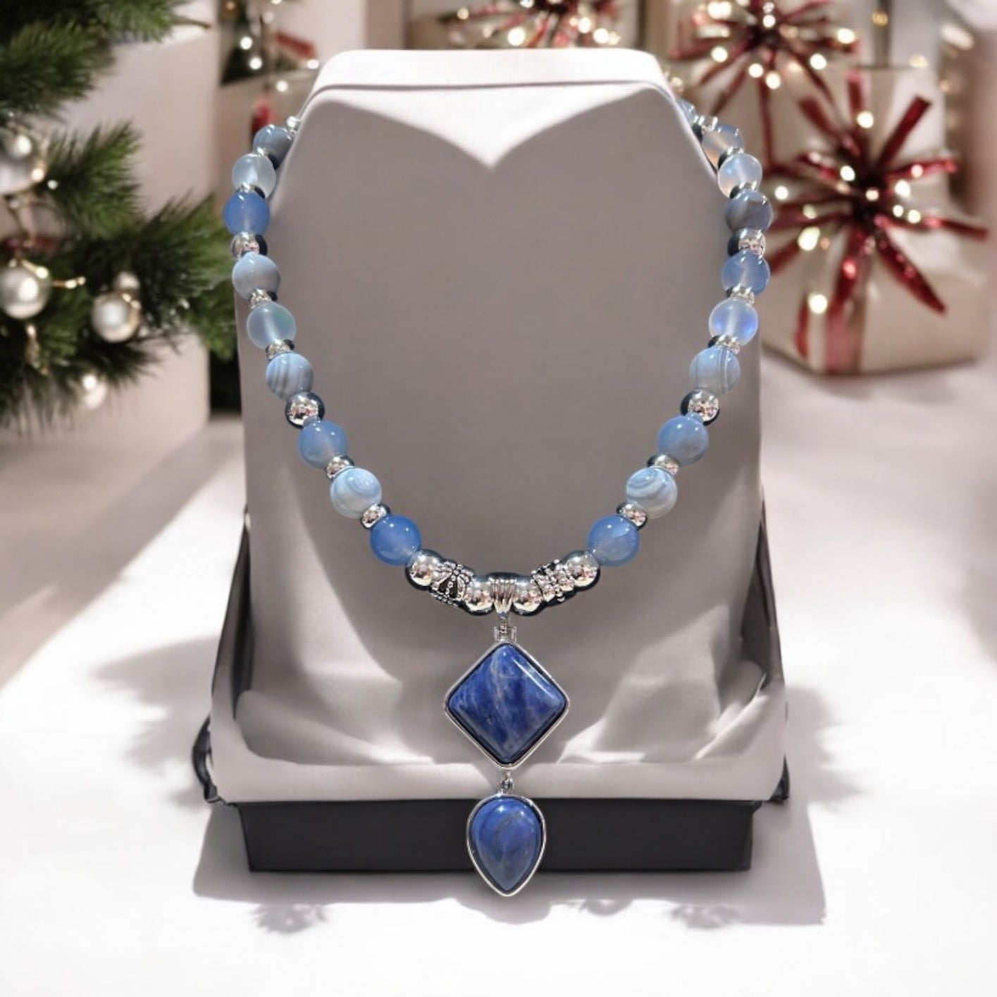 Sodalite Statement Necklace