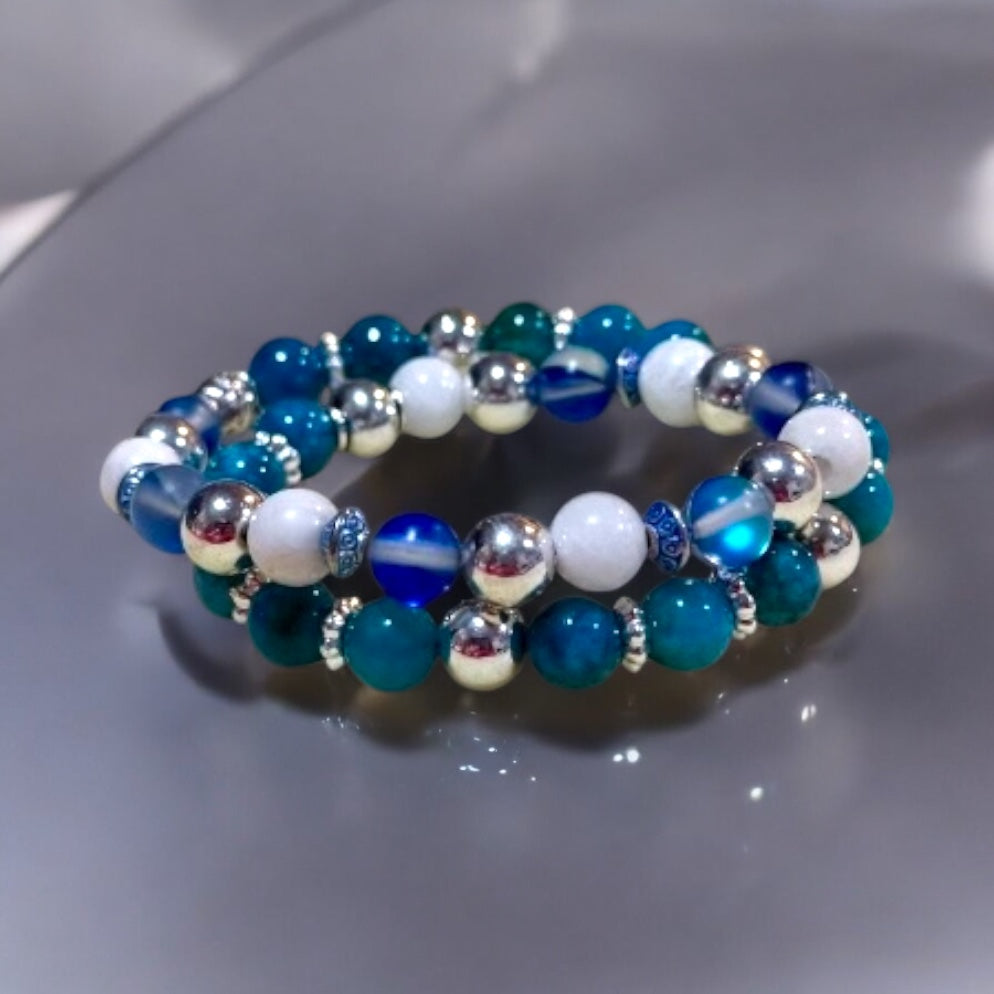 Moonstone Wrap Bracelet