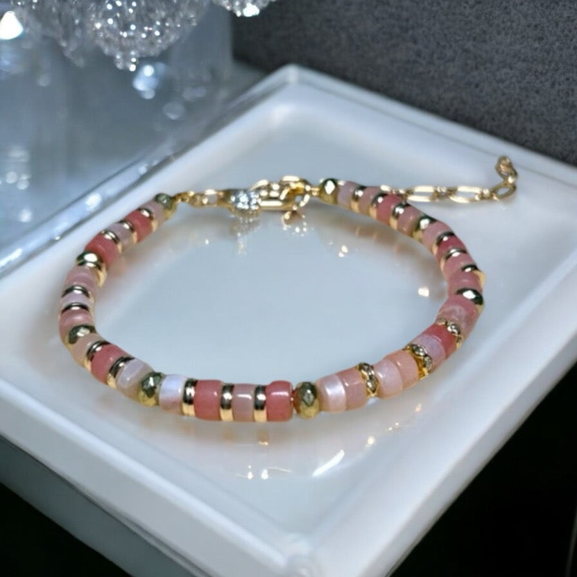 Elegant Sunstone Heishi