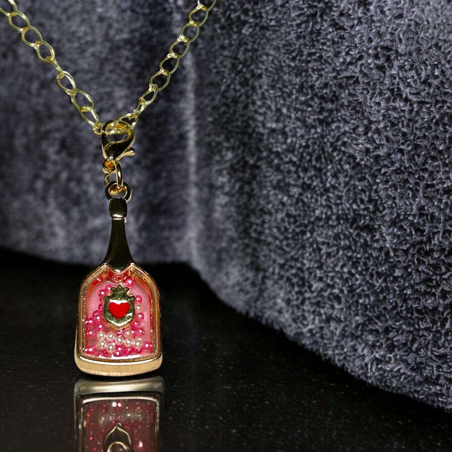 Champagne Bottle Pendant