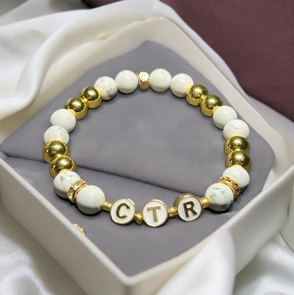 Howlite & Hematite CTR