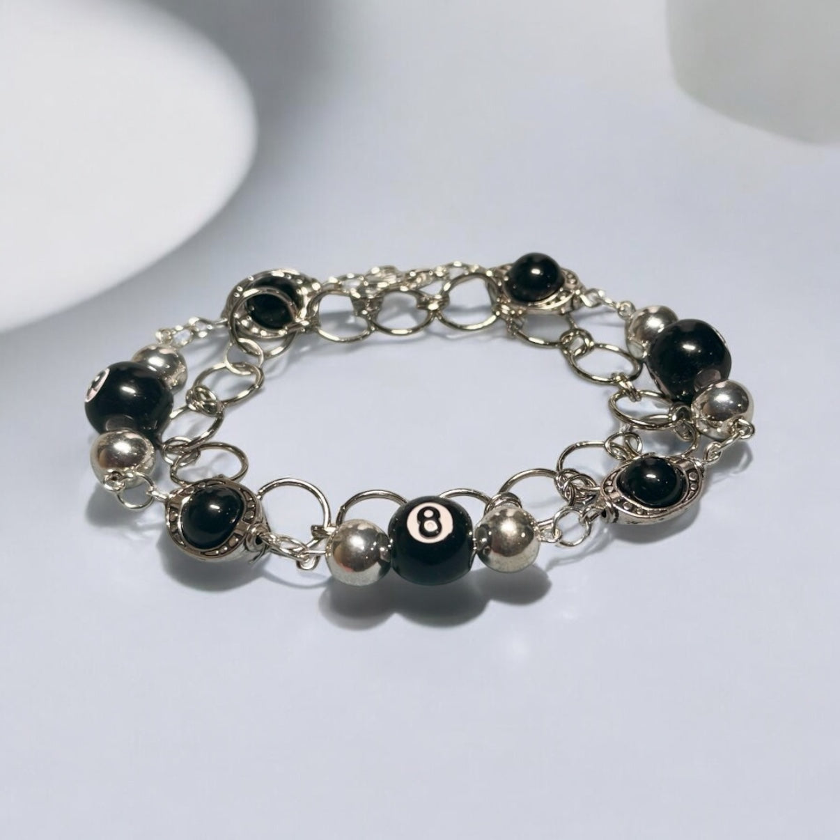 Unisex 8 Ball Bracelet