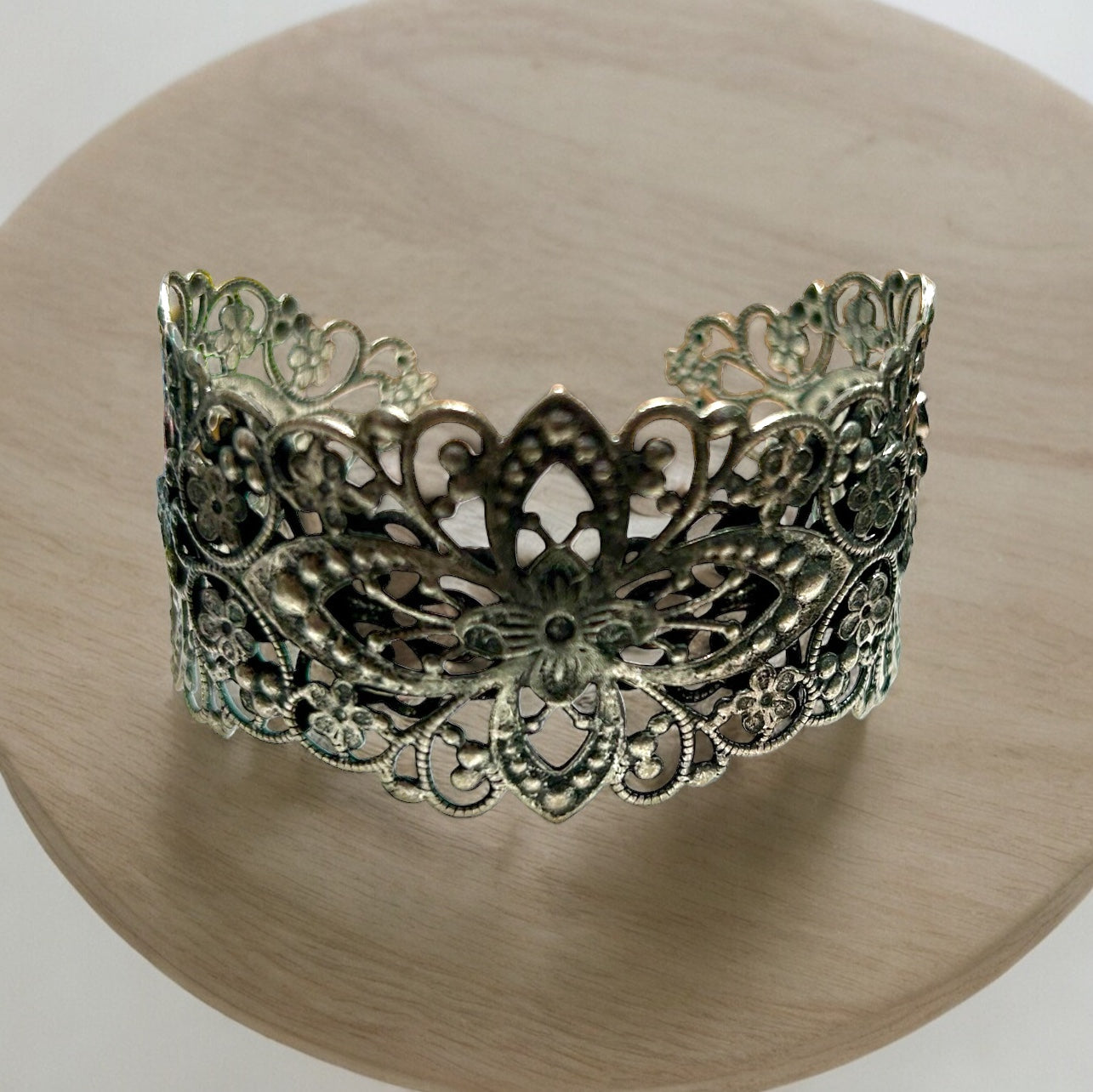 Gilded Age Ornate Cuff Bracelet