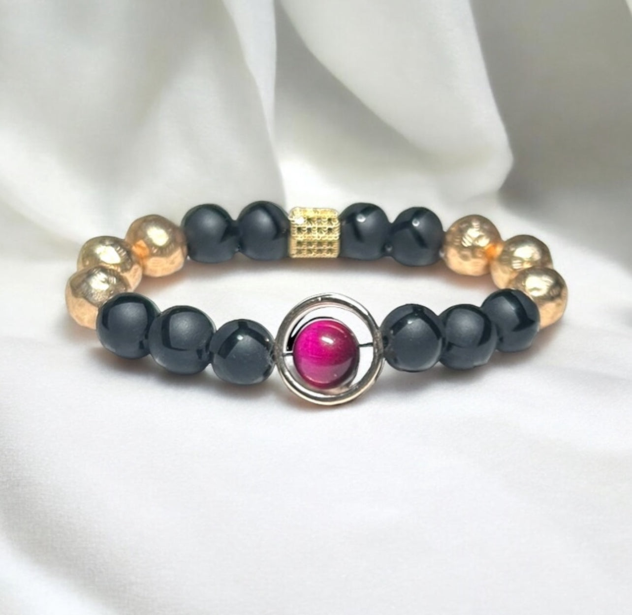 Contemporary Framed Rose Tiger Eye