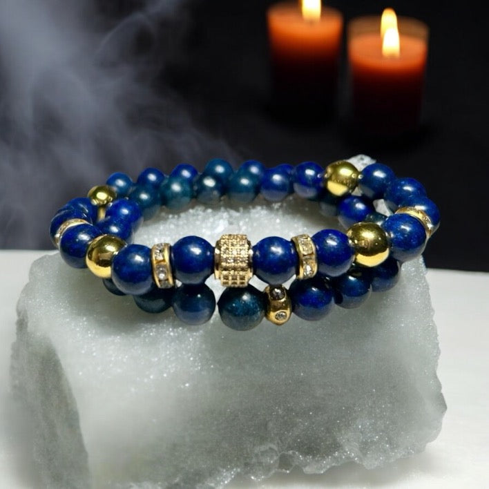 Contemporary Lapis Lazuli Wrap