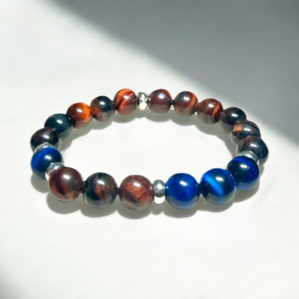 Red & Blue Tigers Eye