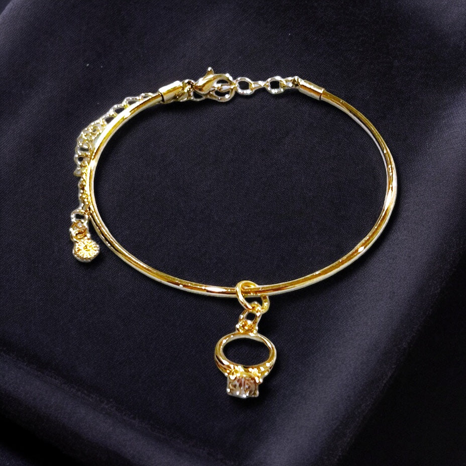 Gold Ring Charm