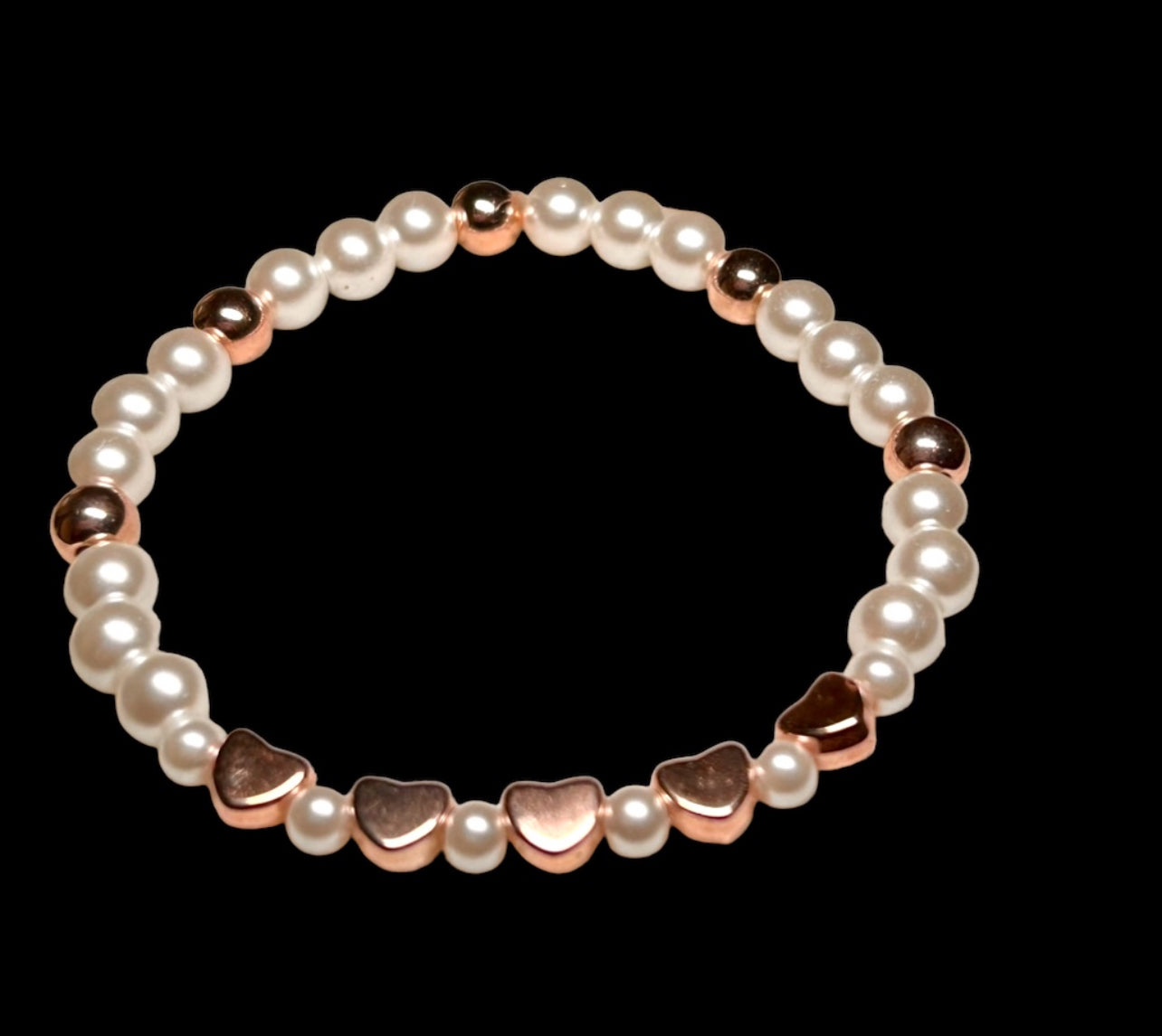 Rose Gold Hearts Anklet/Bracelet