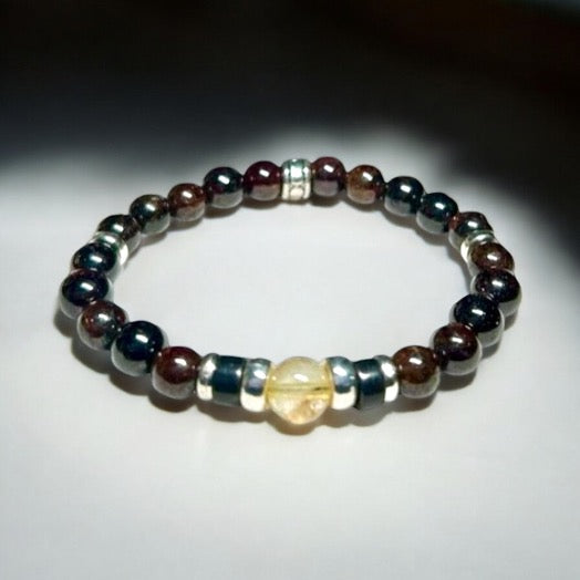 Garnet and Citrine