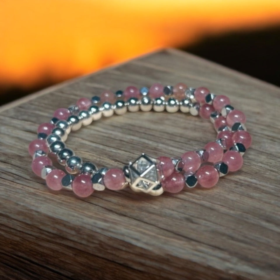 Strawberry Quartz Wrap