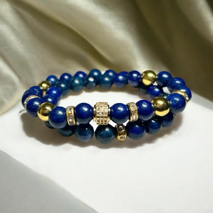 Contemporary Lapis Lazuli Wrap
