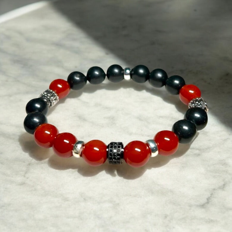 Jasper and Carnelian