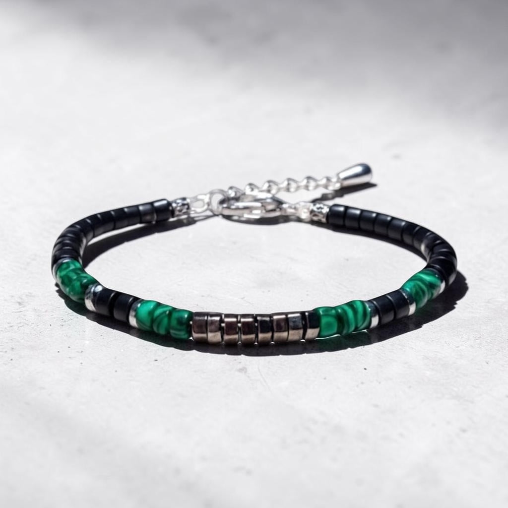 Contemporary Men’s Industrial Malachite