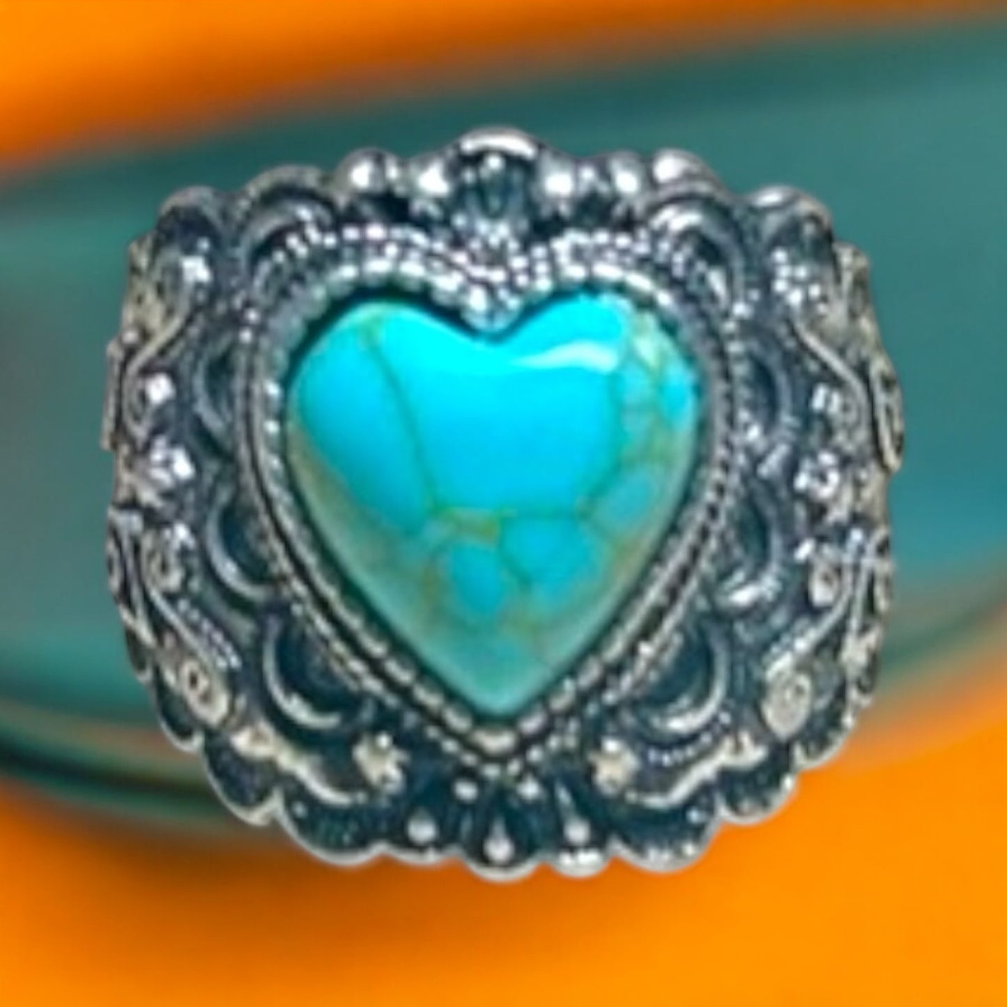 Vintage-Style Turquoise Ring