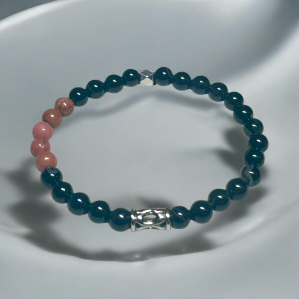 Unisex Rare Rhodonite Cancer Awareness