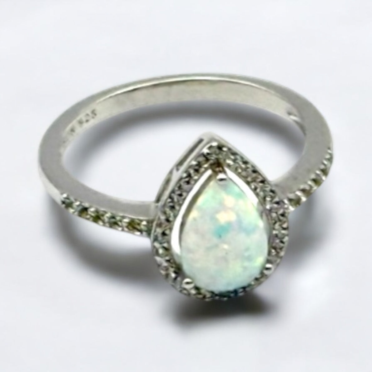 Pear Opal Ring
