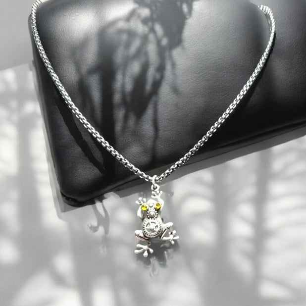 Steampunk Frog Pendant
