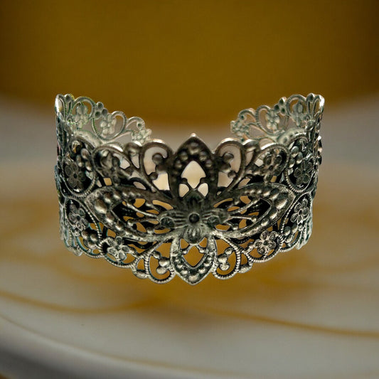 Gilded Age Ornate Cuff Bracelet