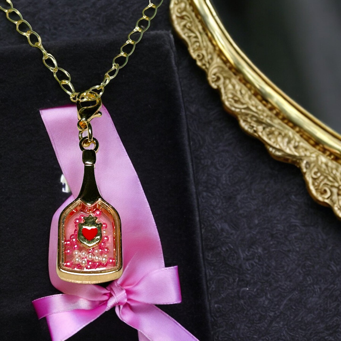Champagne Bottle Pendant