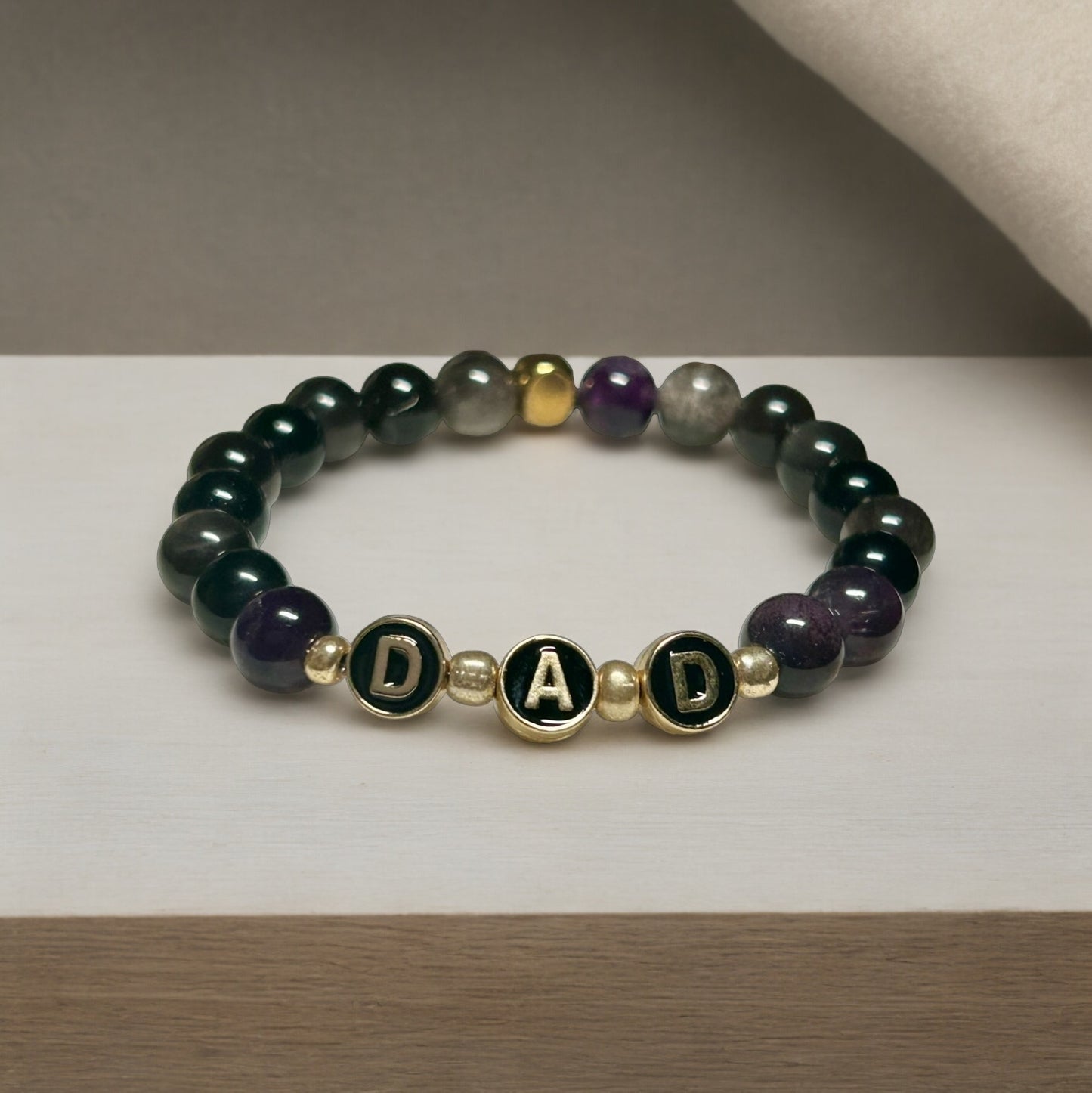 Silver Obsidian “DAD”