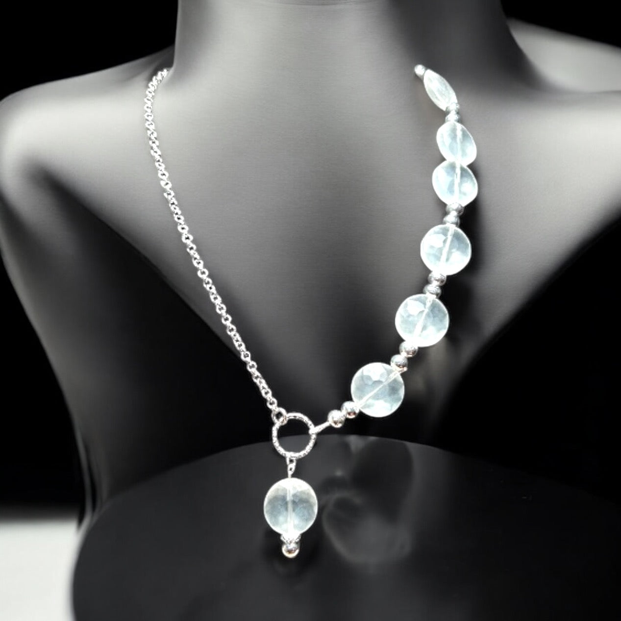 Suspended Quartz Necklace