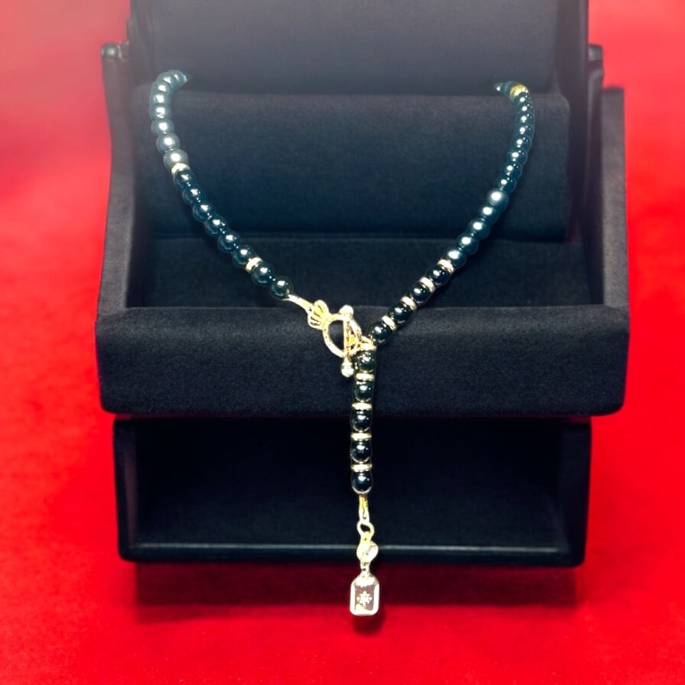 Modern Elegant Y Necklace
