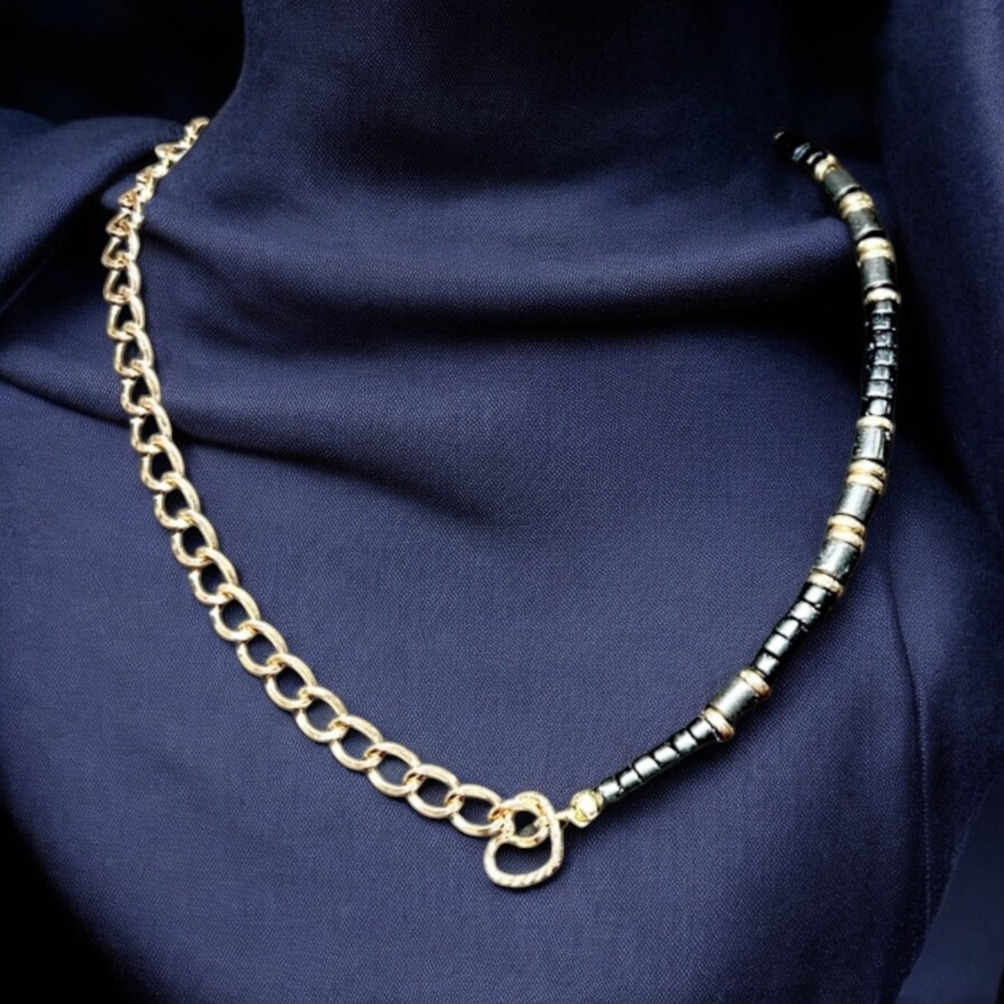 Chic Modern Chain & Heishi