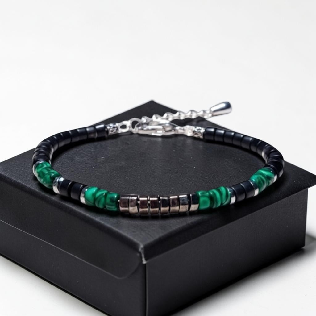 Contemporary Men’s Industrial Malachite