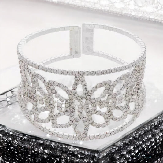 Gilded Age Rhinestone Cuff