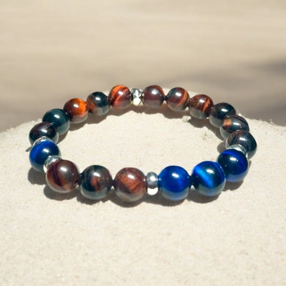 Red & Blue Tigers Eye