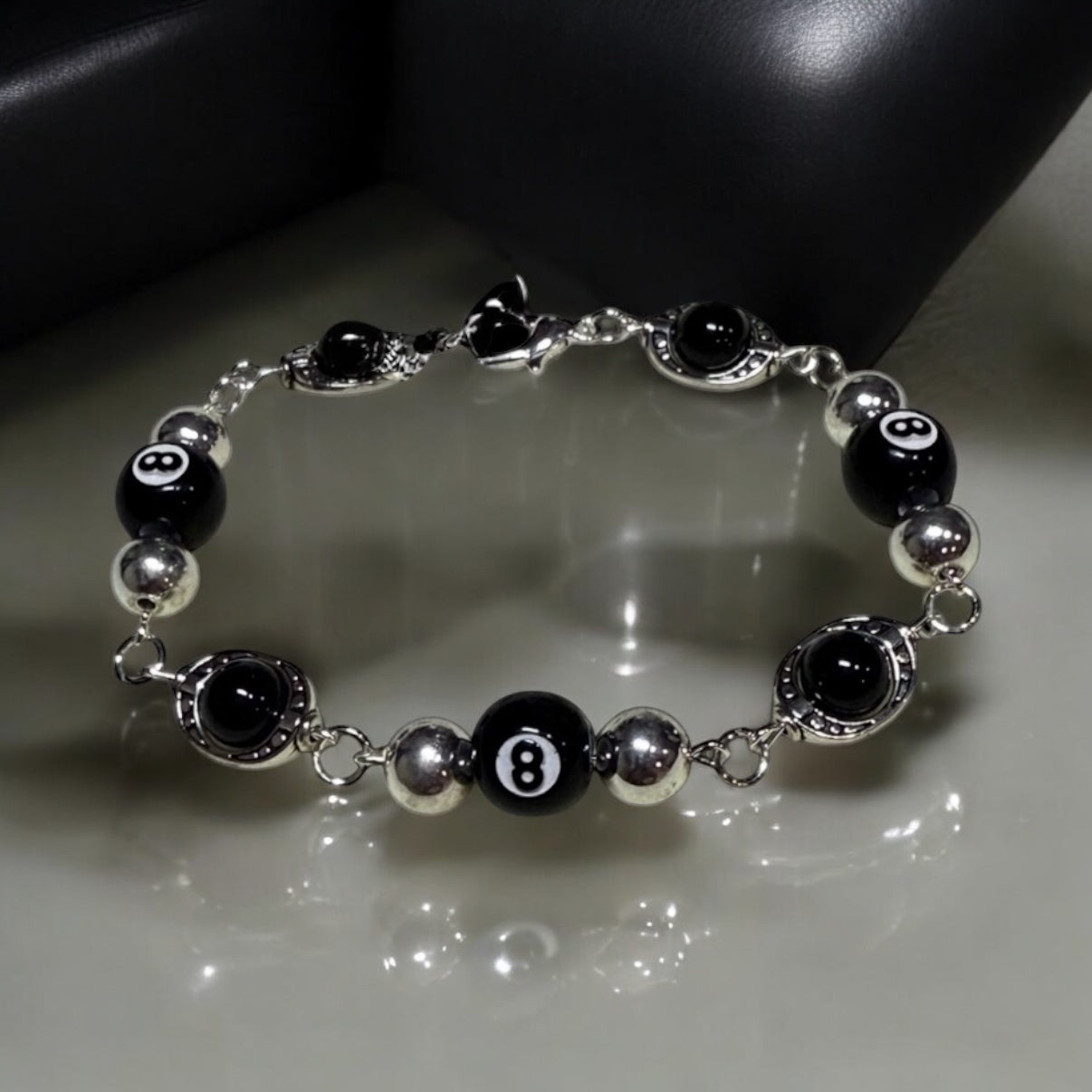 Unisex 8 Ball Bracelet
