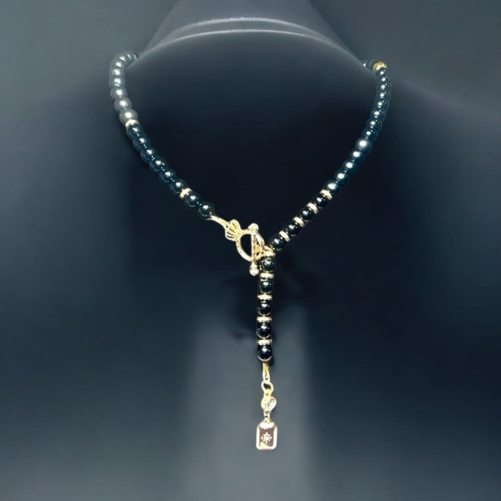 Modern Elegant Y Necklace