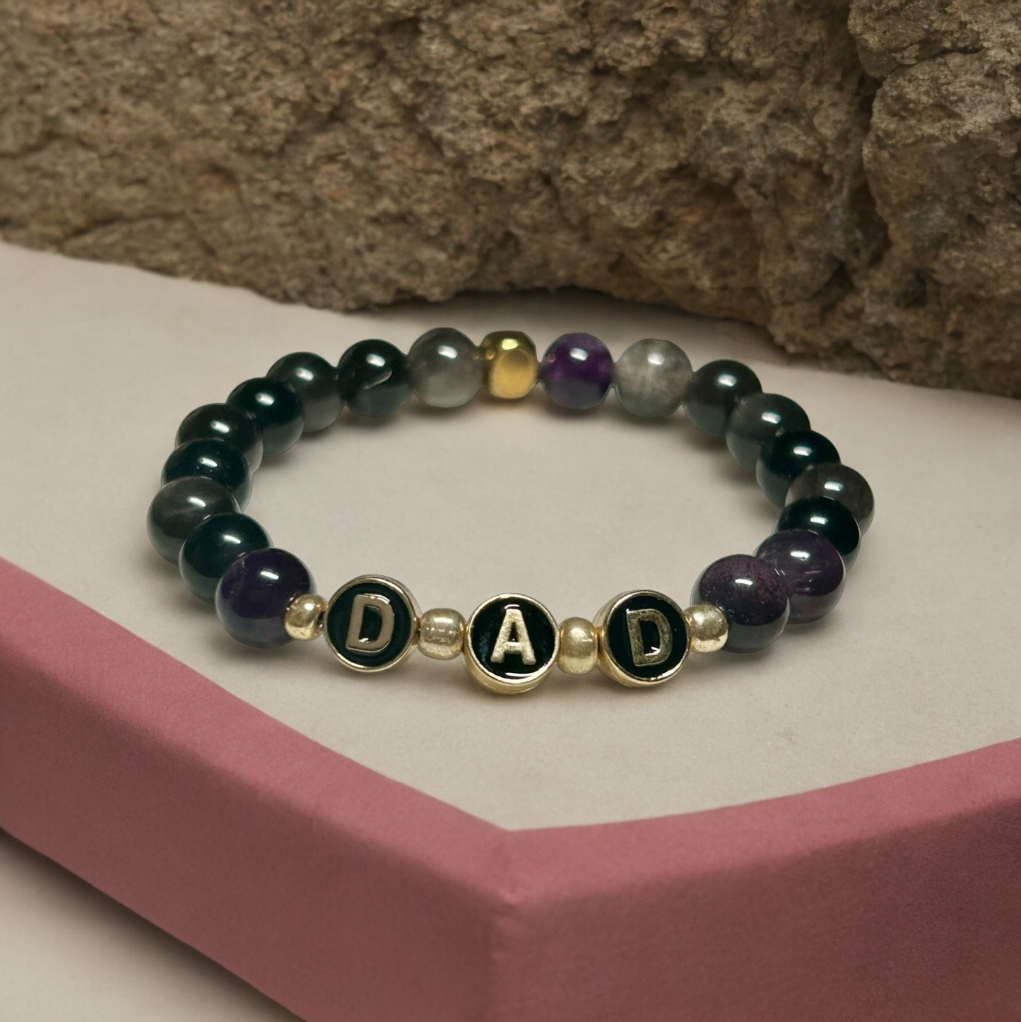 Silver Obsidian “DAD”