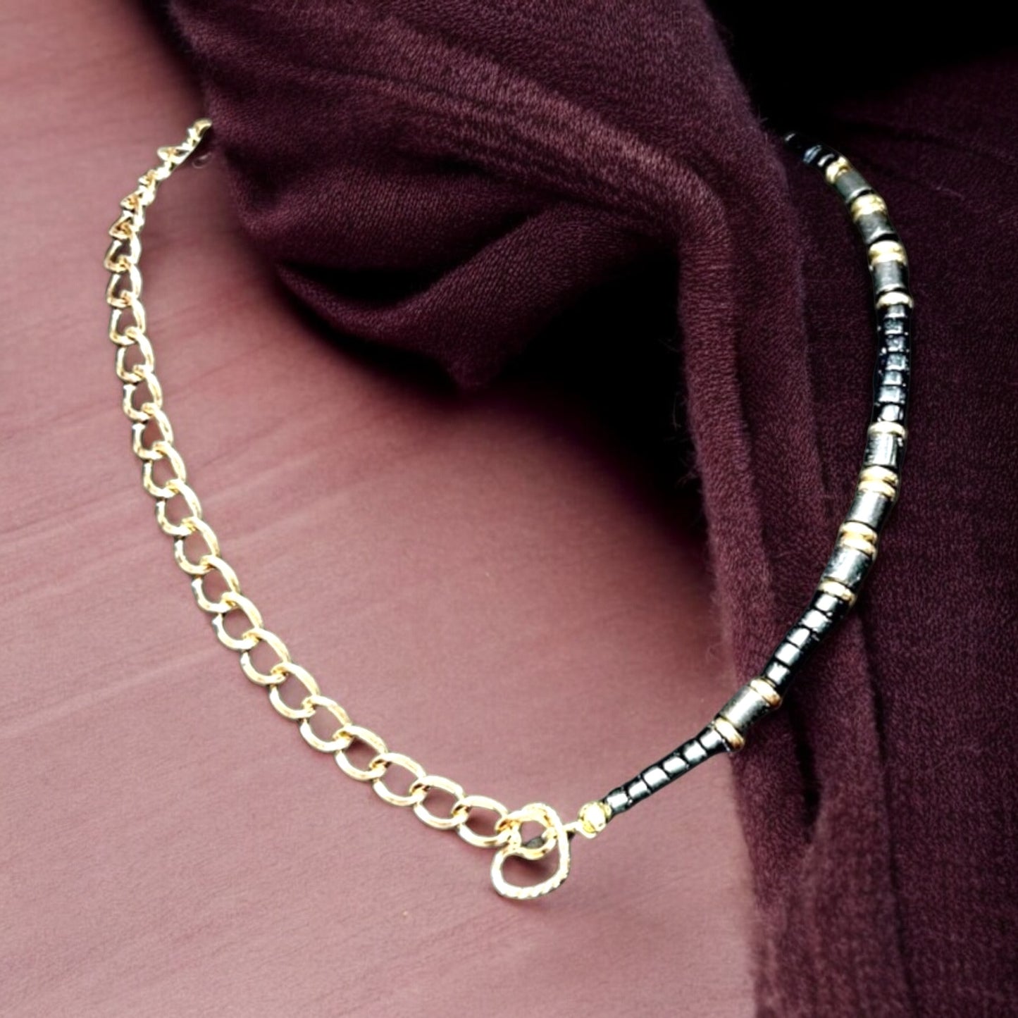 Chic Modern Chain & Heishi