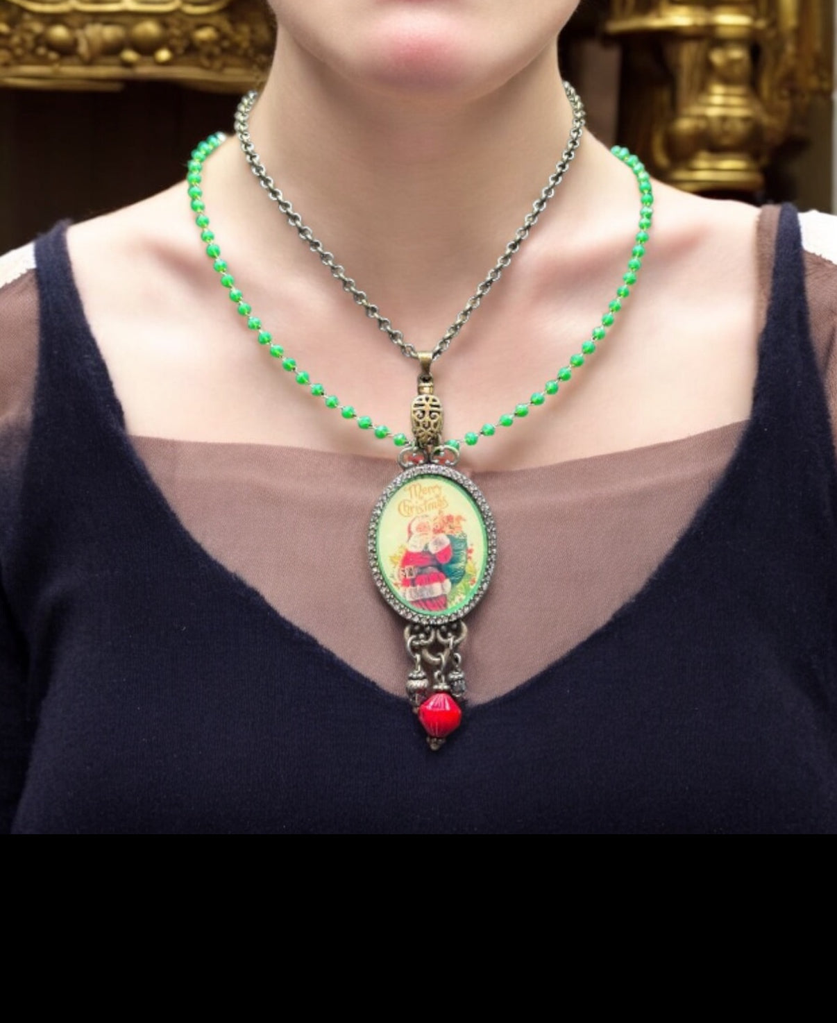 Ornate Holiday Necklace
