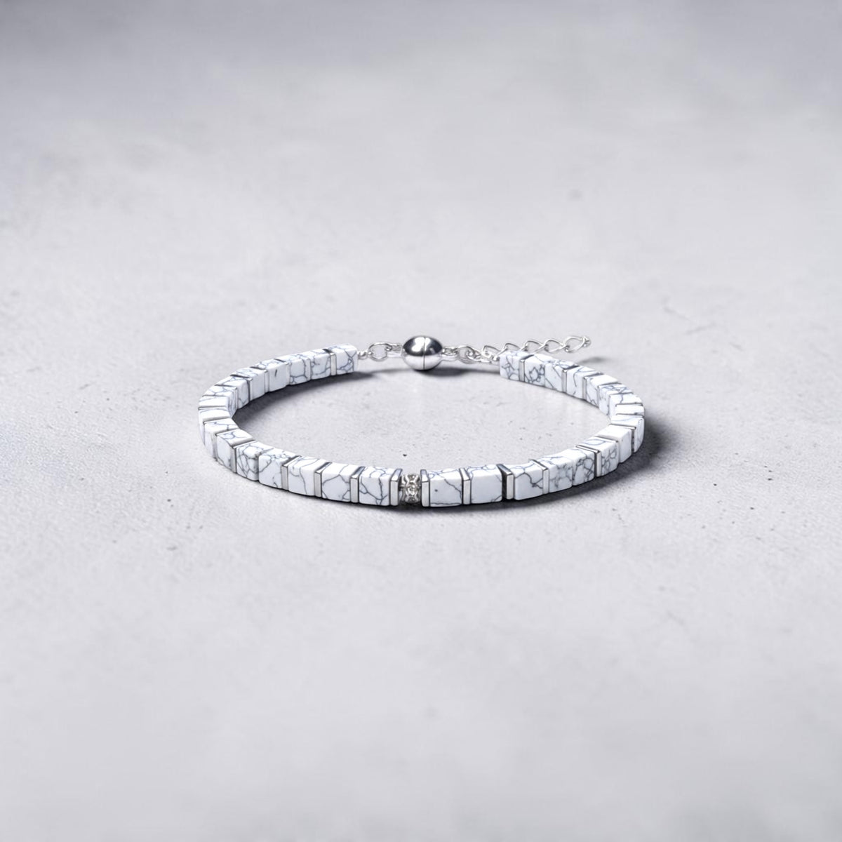 Howlite Cube